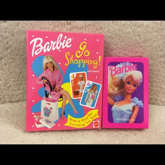 barbie playing cards